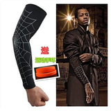 包邮艾弗森蜘蛛网护臂套加长篮球装备pro防撞晒运动个性护具肘