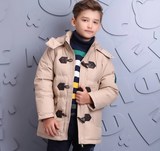 小猪班纳2016新款男童装冬装中长款羽绒服加厚外套113471135特价
