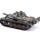 DD军事战车T55合金坦克模型 仿真金属儿童玩具车59式坦克世界收藏