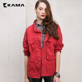 卡玛KAMA 春秋新款女装 个性时尚防风保暖军旅外套 7315751