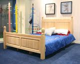 香柏年松木家具 十大品牌A02松木韩式床 环保用漆特价正品实木