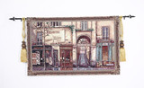 比利时挂毯 壁毯客厅 欧式壁挂 经典时尚 艺术壁画 午后老街 包邮
