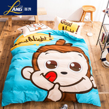 四件套全棉卡通1.5/1.8m米床双人韩式简约纯棉床上用品被套床单