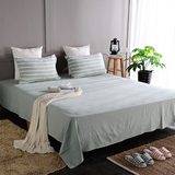 芸祥绣品日式水洗双层纱纯色床单单件 素色全棉良品裸睡床上用品