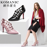 柯玛妮克 高端臻品系列 2016年春季时尚女鞋 尖头细高跟深口单鞋