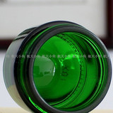 chf美容院正品韩国化妆品包装瓶 膏霜 h103 30ml 绿色 玻璃 黑盖