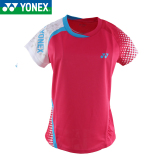 正品YONEX尤尼克斯羽毛球服YY女款圆领T恤2016夏季速干运动短袖
