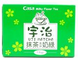 台湾原产 卡萨Casa宇治抹茶奶绿奶茶125g 5包入（160）