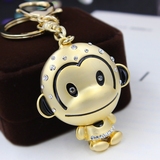 本命年情侣钥匙扣男女士汽车配饰创意小猴子挂件大嘴猴钥匙链礼物