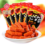 【糖糖屋】韩国进口膨化零食品 九日牌炒年糕 香甜辣味110g*5袋