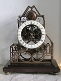 欧式古典仿古座钟 家居摆设 骨架钟 老式机械钟表 房子钟