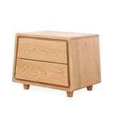 橡木时代卧室家具现代简约日式整装实木储物柜收纳柜床边柜床头柜