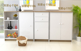 简约木质组合收纳柜子 韩式储物柜 木置物柜  客厅自由组合小柜子