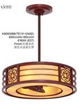 负离子中式仿古风扇灯 隐形欧式带灯吊扇 餐厅卧室带遥控灯扇