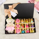 水果糖果礼盒装韩国进口创意零食许愿瓶漂流瓶送闺蜜女友生日礼物