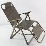 舒宏 躺椅折叠椅沙滩椅办公室午睡床三折椅优质纯手工编织塑料藤