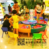 新款儿童圆形沙盘球池沙水桌太空动力沙桌淘气堡广场戏水沙滩玩具