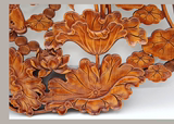 雕挂件茶楼装饰镂空壁饰实木雕刻挂画挂屏壁挂香樟木工艺品