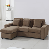 万联邦 布艺沙发 组合沙发 简约现代客厅沙发 小户型沙发