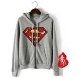 【素品】超人来啦Superman卫衣超人卫衣HM正品剪标女卫衣帽衫大码