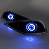 12-13款本田CRV蜂窝 专用LED日行灯 改装天使眼透镜雾灯总成 包邮