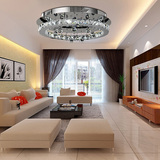 琪朗新古典后现代LED水晶圆形客厅吸顶灯书房餐厅卧室灯MX103508