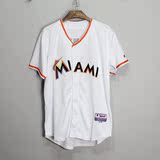 潮牌MLB纯色刺绣棒球上衣 海魂风V领休闲男士短袖T恤衫