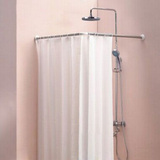 高档优质不锈钢L型浴帘杆铝合金L形挂杆浴室用90x90cm特价