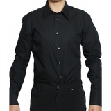 VERSACE/范思哲 男装 男式长袖衬衫 Q01789372 Black