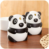 居家家 创意熊猫自动牙签盒 手压式时尚牙签筒 可爱餐桌牙签罐