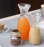 酒吧咖啡饮品奶茶店专用果汁杯冰桔茶饮料瓶玻璃酒杯泡茶瓶鲜奶瓶