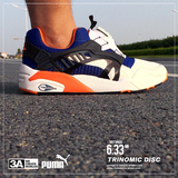 彪马PUMA TRINOMIC DISC 飞碟男鞋女鞋跑步鞋运动鞋358910 01
