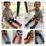 外贸原单秋冬韩国宝宝婴儿童长筒袜男童女童纯棉中筒高筒过膝袜子