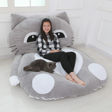 猫咪懒人床加厚保暖可拆洗榻榻米床垫单人沙发床睡垫龙猫卡通床