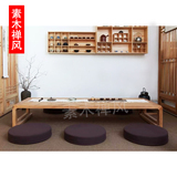 新中式老榆木矮茶桌榻榻米茶几飘窗桌炕实木炕桌禅意免漆家具茶几