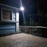 太阳能灯LED长亮感应灯花园庭院灯过道照明路灯光控户外壁灯防水