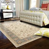土耳其进口 波斯经典客厅地毯 北欧美式宜家简约风卧室床边毯