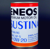 ENEOS新日石0W20 SUSTINA SN/GF-5 0W-20 全合成机油 铁桶1L装