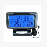 汽车电子表 车用电子时钟表 汽车电子钟 车载温度计夜间 双温度