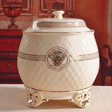 欧式陶瓷米桶 有盖米缸厨房用品用具 防潮储米箱 容量10斤/20斤