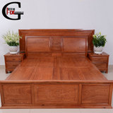 hxg红木家具花梨床实木双人床1.8米中式实木床现代家具床纯实木