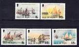英属马恩岛1980 帆船 轮船 5全新 外国邮票