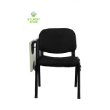 舒特迪会议椅带写字板培训椅简约四脚钢制办公椅定制学生椅子特价