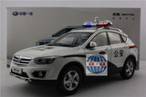 国产原厂车模 一汽奔腾X80警车公安越野警车模型1:18合金汽车模型