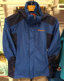 探路者冬季冲锋衣男三合一两件套加厚保暖情侣滑雪服女TAWC91202