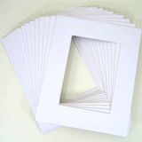 7 8 10 12寸白色简约实木相框装饰卡纸装裱相架画框十字绣更立体