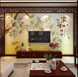 大中华瓷砖欧式艺术背景墙客厅电视沙发彩雕陶瓷墙砖中式家和富贵