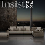 品牌高档布艺沙发组合现代 简约北欧美式布沙发 大小户型客厅转角