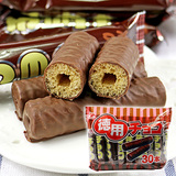 日本进口零食品 RISKA德用巧克力玉米棒朱古力棒 整包30根入 0405