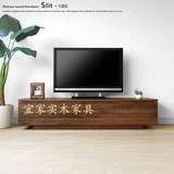 整装小户型宜家客厅家具简约日式风格白橡木纯实木卧室电视柜组合